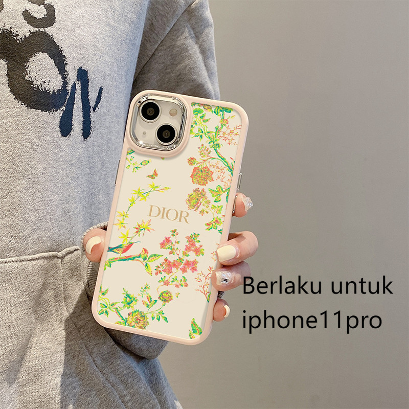 soft Case Dior Painting flowers Case for Casing hp iPhone 11 12 15 14 13 PlusProMax 8 7Plus SE2 SE3 