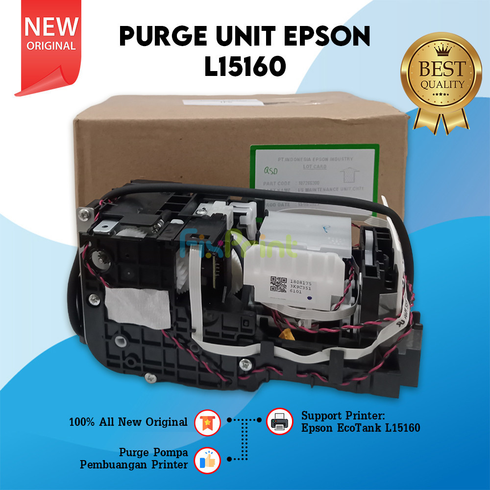 Purge Unit Printer Epson EcoTank L15160 Pompa Pembuangan Printer  L15160 Pump Assembly Cleaning kit 