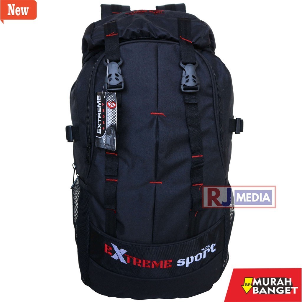 tas ransel wanita shopee [COD]Ransel Gunung Carrier Extreme Besar Warna Hitam Tas Punggung Travellin