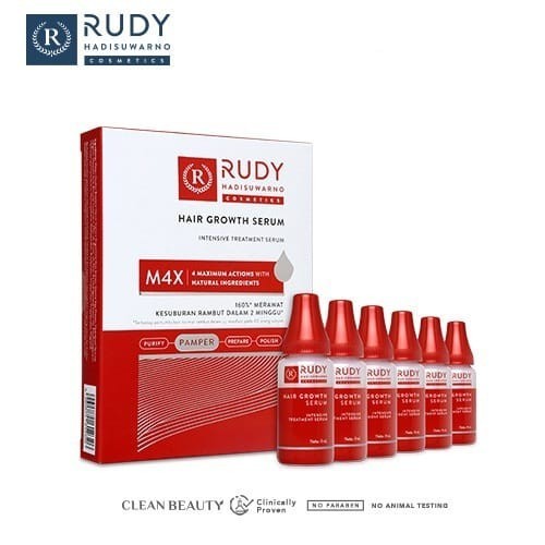 Brun RH PENUMBUH RAMBUT RONTOK HAIR GROWTH SERUM RUDY HADISUWARNO - Kemasan Box