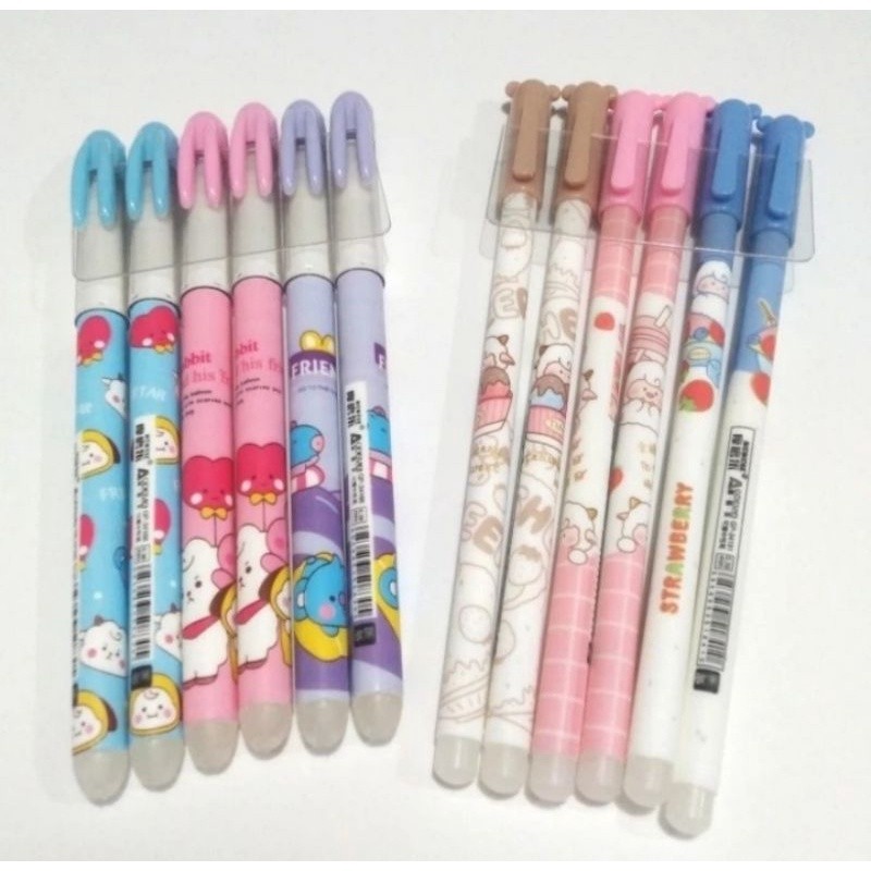 

BOLPEN / BALPOINT BISA DI HAPUS MODEL TUTUPAN MOTIF RANDOM