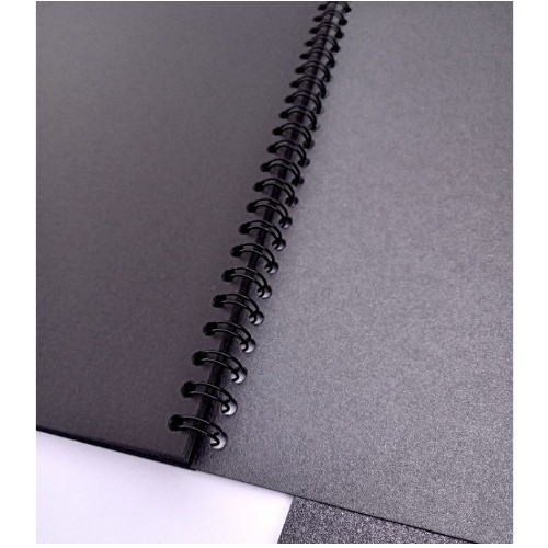 

[KUALITAS TERBAIK] NOTEBOOK BLACK PAPER/SKETCKBOOK BLACK PAPER/A6/A5/B5 - A6