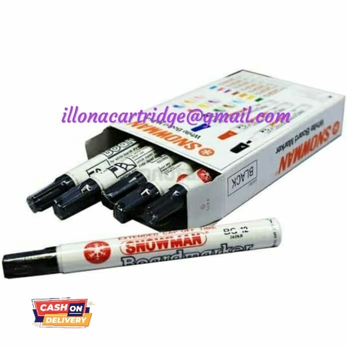 

✨LARIS✨ -Spidol Whiteboard Marker Snman (Black)1 losin