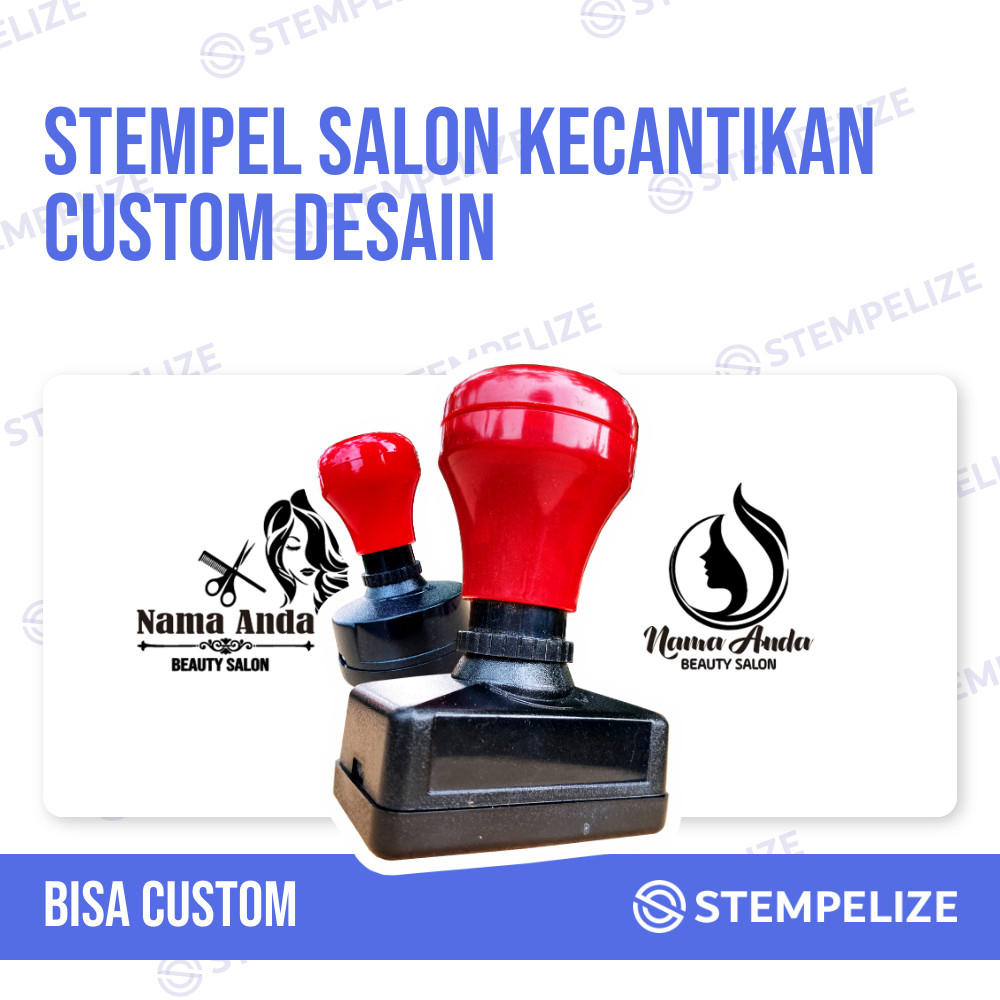 

Stempel Salon Kecantikan Custom Desain