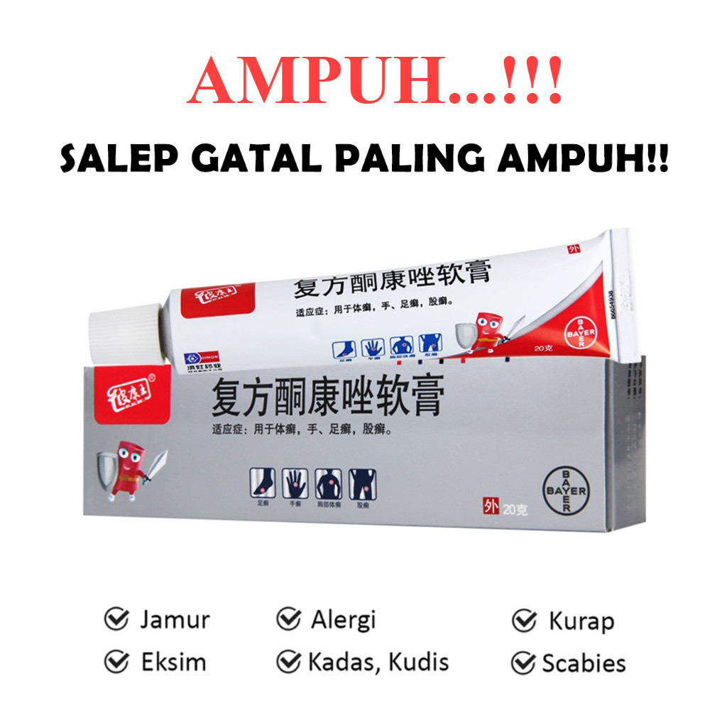AMPUH..! Salep Obat Kulit Gatal Gatel Jerawat Ruam Jamur Kudis Kurap Paling Ampuh