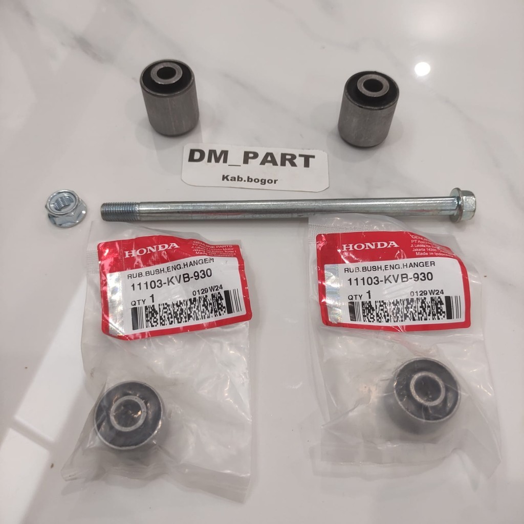 Boshing bosh bos arm mounting arm dumper baut as mur rangka link hanger honda genio scoopy new beat 