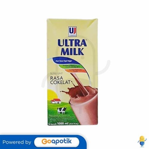 

Ultra Susu Uht Rasa Coklat 1000 Ml Tetrapak