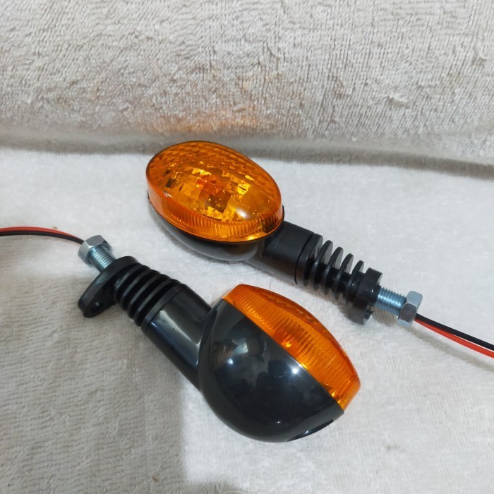 lampu sein standard w175 lampu sen w175 ritting w175 - hitam kc kuning -RCHD89