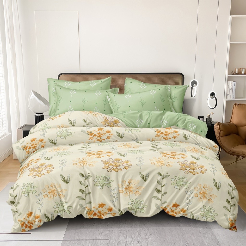 Vallery Signature - Bed Cover Set King 180x200 Tinggi 40 Fitted - Georgia