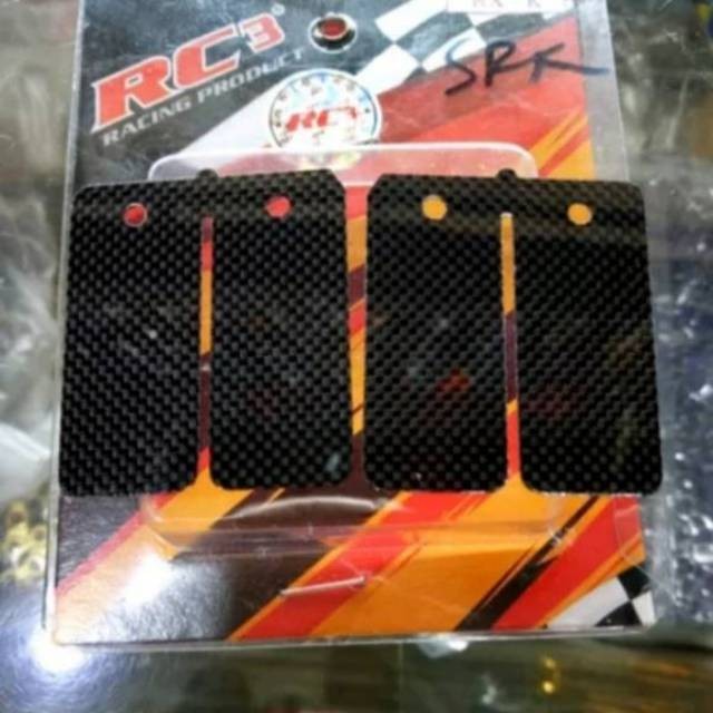 Lidah membran valve yamaha rx king rxking RC3 RC 3 carbon karbon isi dua lembar