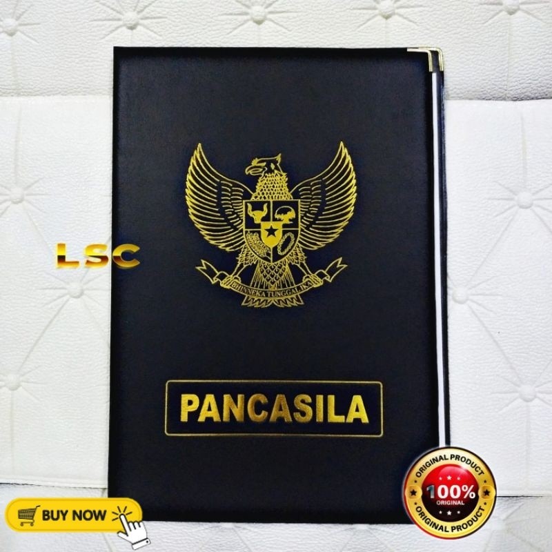 

Map upacara satuan, ukuran map +/- 34x24 cm hitam gold foil emboss