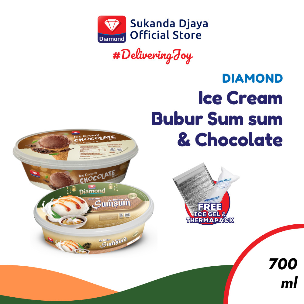 

Diamond Ice Cream Bubur SumSum + Chocolate 700 Ml