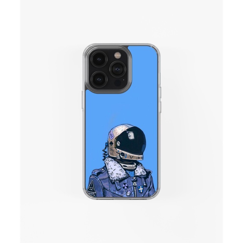 07 Astronaut Blue - Case Iphone Samsung dan Tipe Lainnya