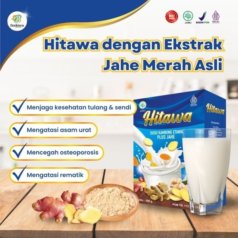 

HITAWA SUSU KAMBING + JAHE