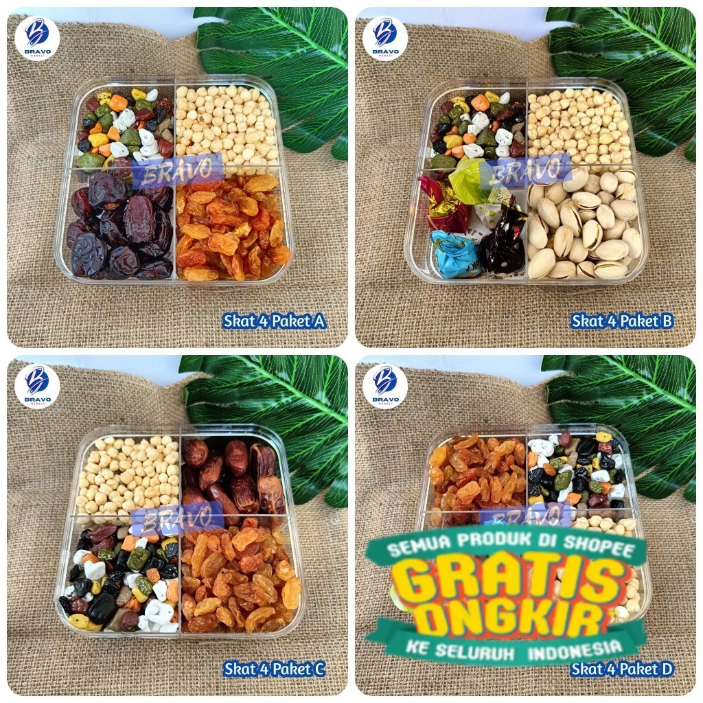 

Paket Hampers Exclusive Oleh-oleh Haji dan Umroh Premium Sekat 4/ hitam putih pink polos