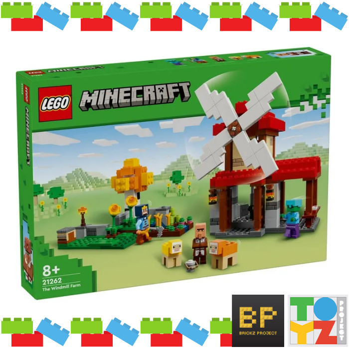 Lego 21262 Minecraft - The Windmill Farm Bp01