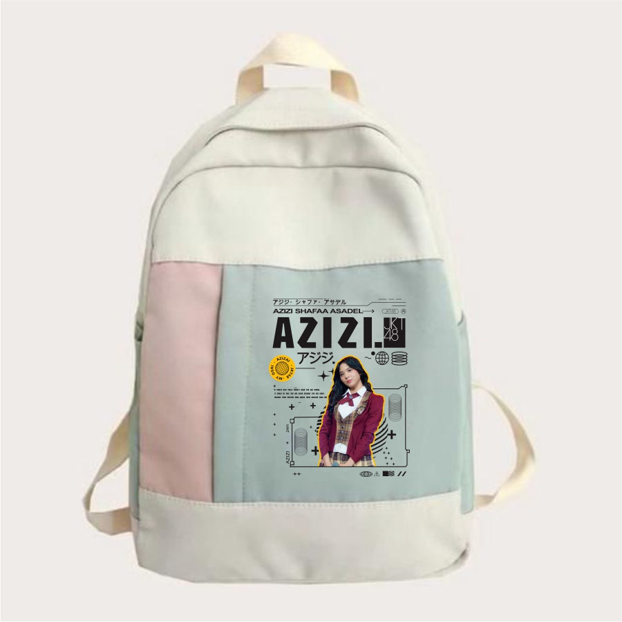 Tas jkt48 zee Azizi tas Sekolah JKT48 Anak dan Dewasa Gambar JKT48 Selempang serut jkt48