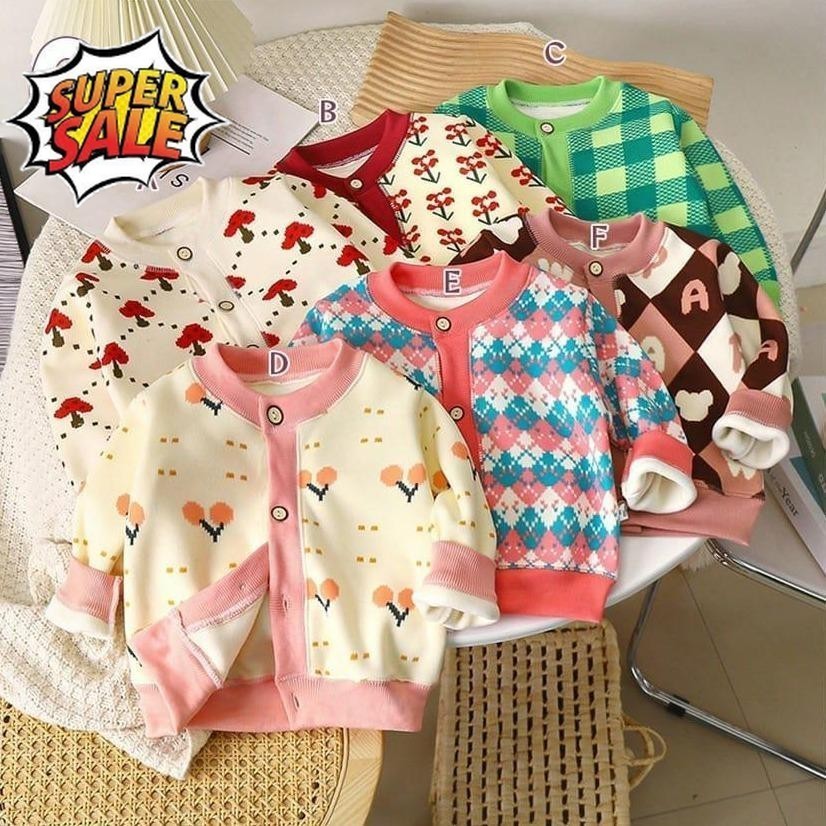 BEST SELLER ~CARDIGAN RAJUT ANAK PEREMPUAN PREMIUM // SWEATER ANAK PEREMPUAN // SWEATER RAJUT ANAK
