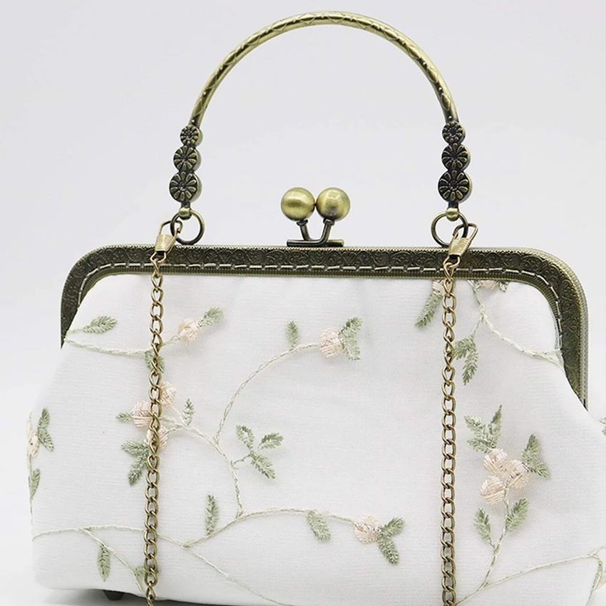 BIG PROMO BEHEL TAS 20CM ELEGAN / FRAME BEHEL TAS RAJUT LEBAR 20CM BEHEL TAS RAJUT PESTA AKSESORIES