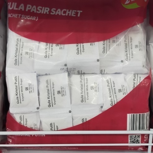 

gula pasir sachet 100x8gr sugar crystal