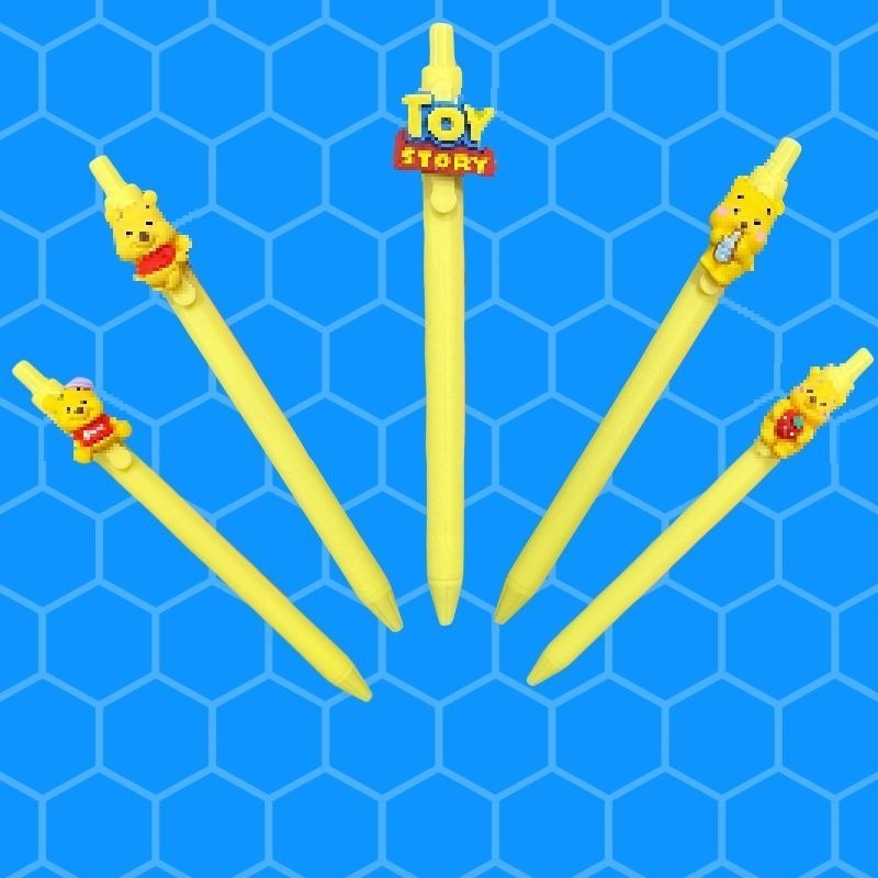 

SMM-Pulpen Bear Kuning Tinta Gel Cair Hitam Motif Animasi Kartun Unik Pena Cetekan Karakter Beruang Kuning Lucu Alat Tulis Sekolah Kantor Stationary