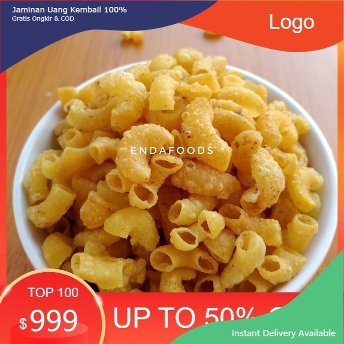 

Makroni Bantet Gurih asin 250g