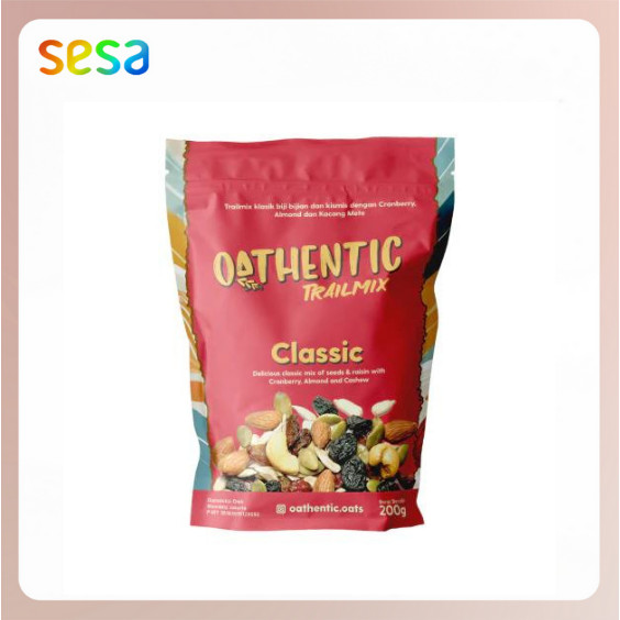 

OATHENTIC Trailmix Classic 100gr - Vegan-Friendly