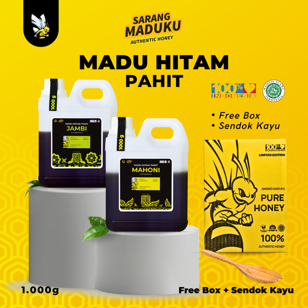 

Sarang Maduku - Madu Hitam Madu Pahit Pait Asli 100% Original