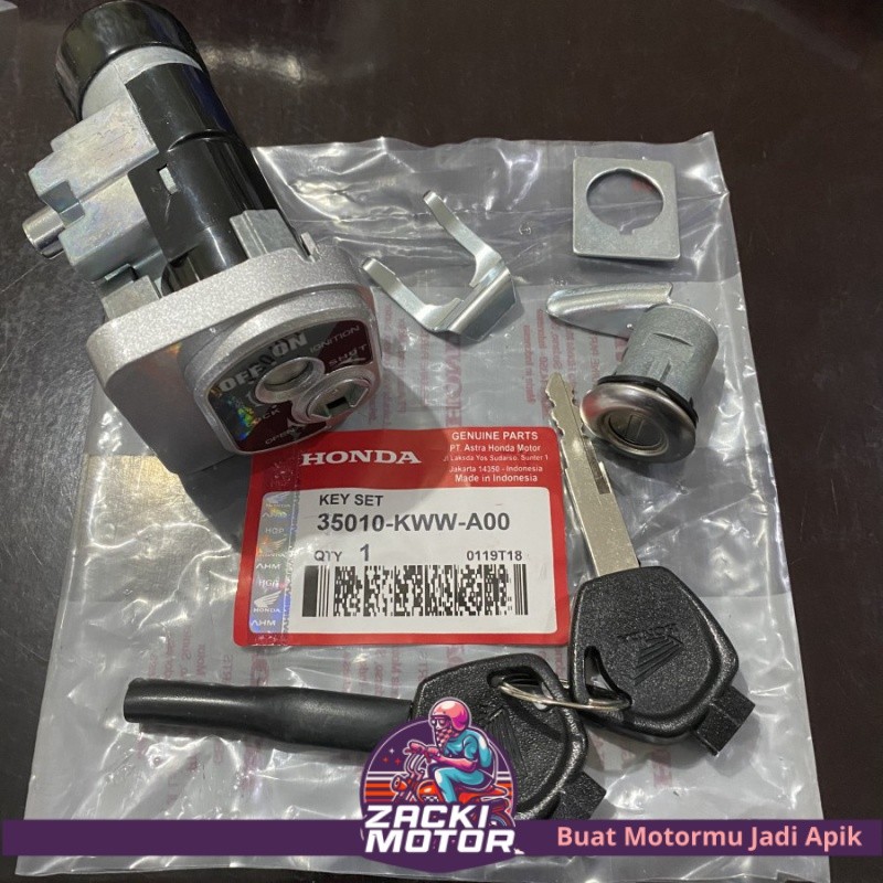 110 REVO KUNCI KONTAK KEYSET KEY SET JOK HONDA MOTOR OLD LAMA