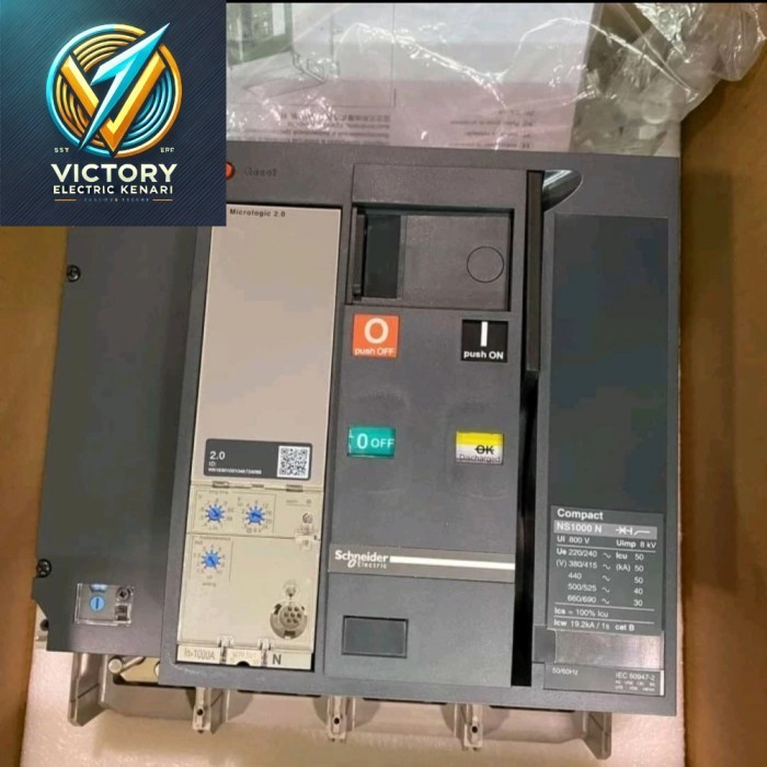 MCCB NS1250N 4P 1250A MOTORIZED SCHNEIDER