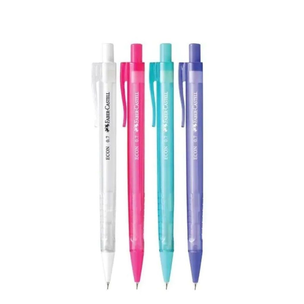

Pensil Mekanik Faber Castell ECON 0,7 mm Mechanical Pencil dengan Barrel Grip & Penghapus 134301 - SATUAN - SHSNP