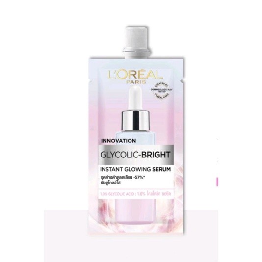 Loreal Glycolic Bright Glowing Serum Sachet 6ml