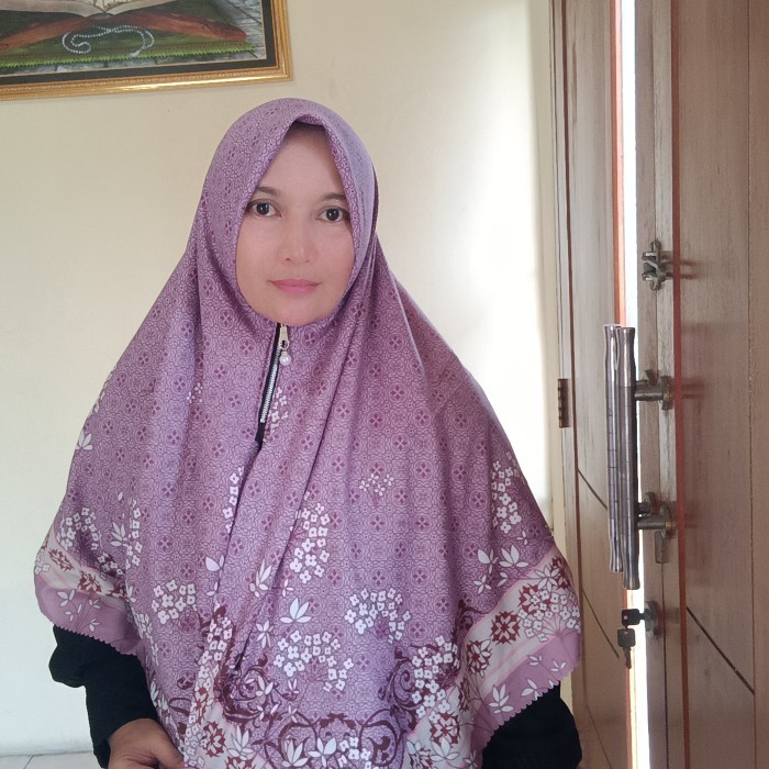 segiempat jumbo zipper/kerudung segiemost resleting jumbo/hijab jumbo - Hitam