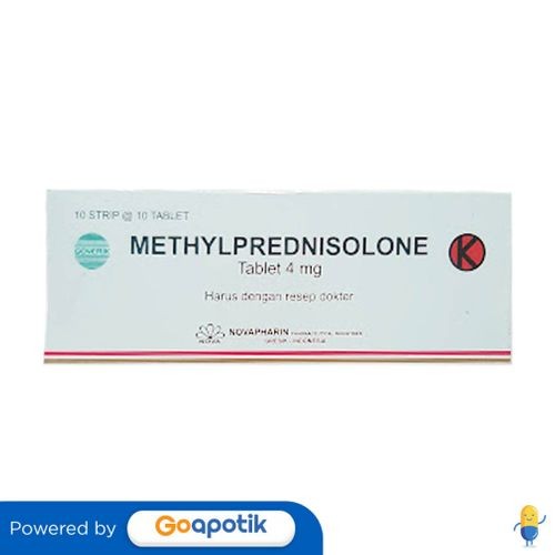 Methylprednisolone Novapharin 4 Mg Box 100 Tablet