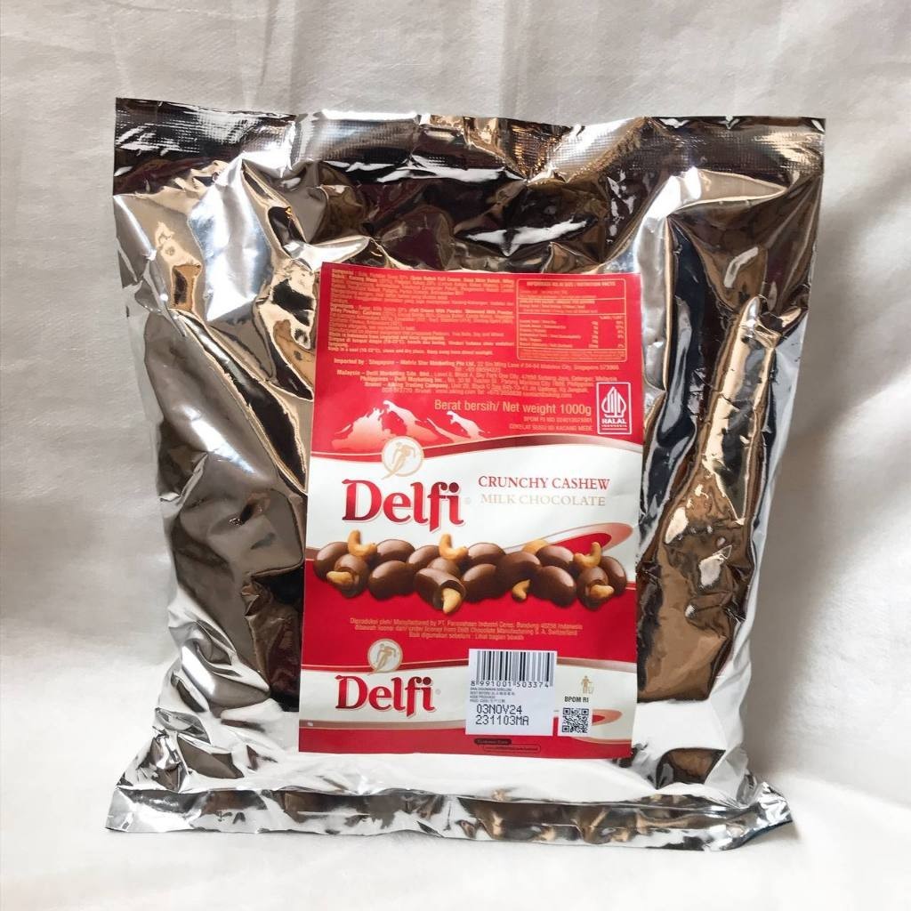 

Coklat Delfi Almond Mede Cashew 1Kg Netto 1 Kilo Gram SEASONAL GROSIR MURAH