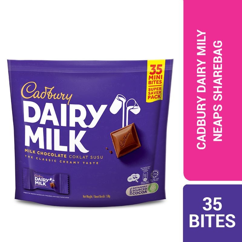 cadbury dairy milk isi 30 sharebag