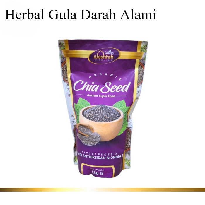

MENURUNKAN KOLESTROL Biji Chia Hitam Organik Black Chia Seed Organic 350 Gr