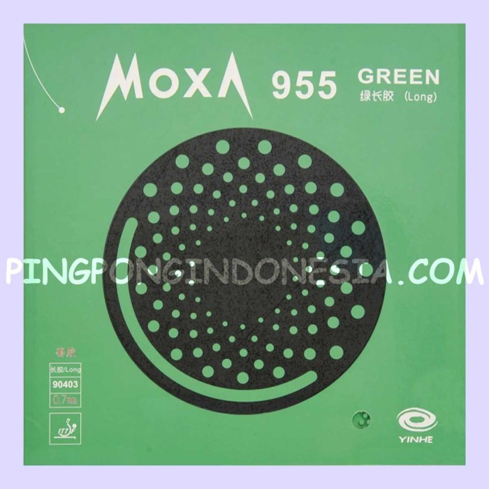 Yinhe 955 Green - Rubber Karet Pingpong Tenis Meja Bat Bet LongPips Bintik Panjang Karet TenisMeja H