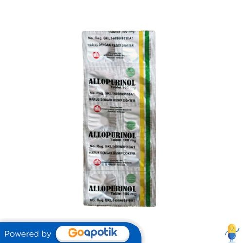 Allopurinol Imfarmind 100 Mg Strip 10 Tablet
