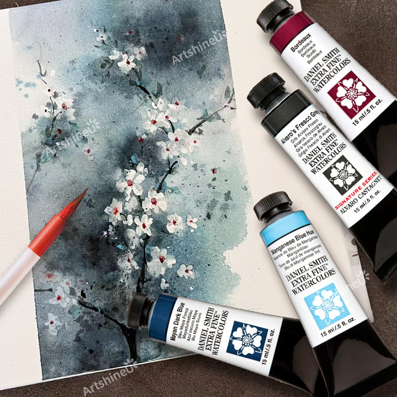 

Daniel Smith Watercolor Paint 15ML Tubes Full Range Of Colors Numbers 003 To 090 Artist Painting Lover School Art Supplies