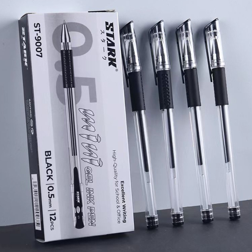 

Pulpen Gel ST-9007 STARK Hitam (12pc)