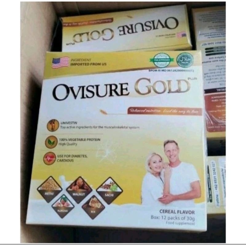 

OVISURE GOLD MILK SUSU VITAMIN TULANG DANSENDI NYERI OTOT KERAM KEBAS ATASI ASAM URAT