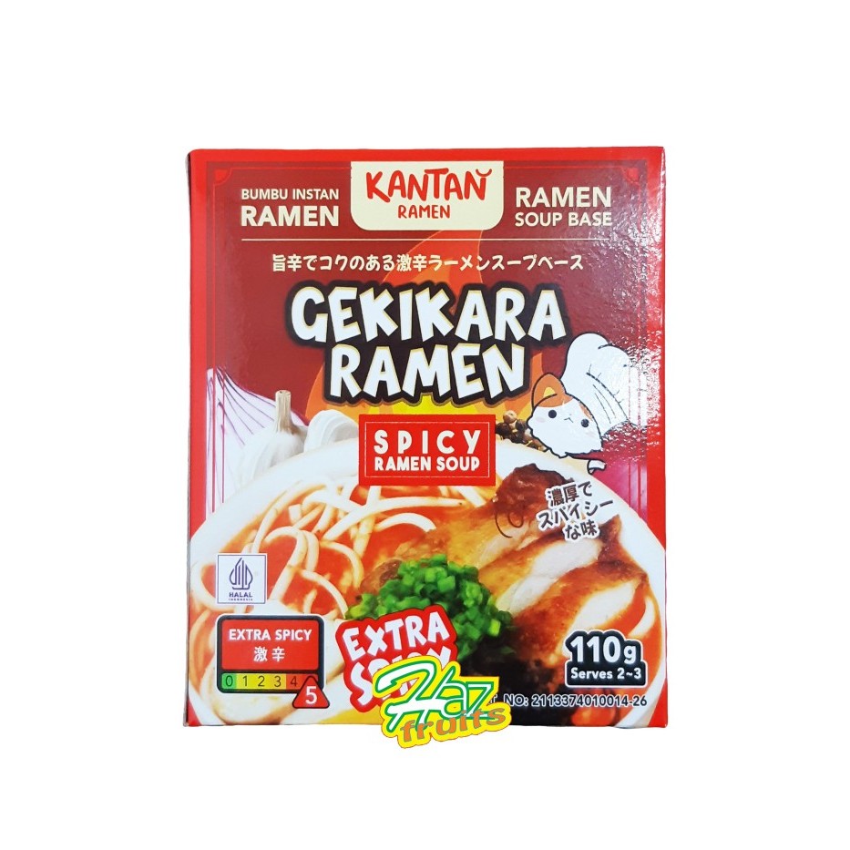 

Gekikara Ramen Kantan Spicy Ramen Soup 110 Gr | Bumbu Instan Ramen