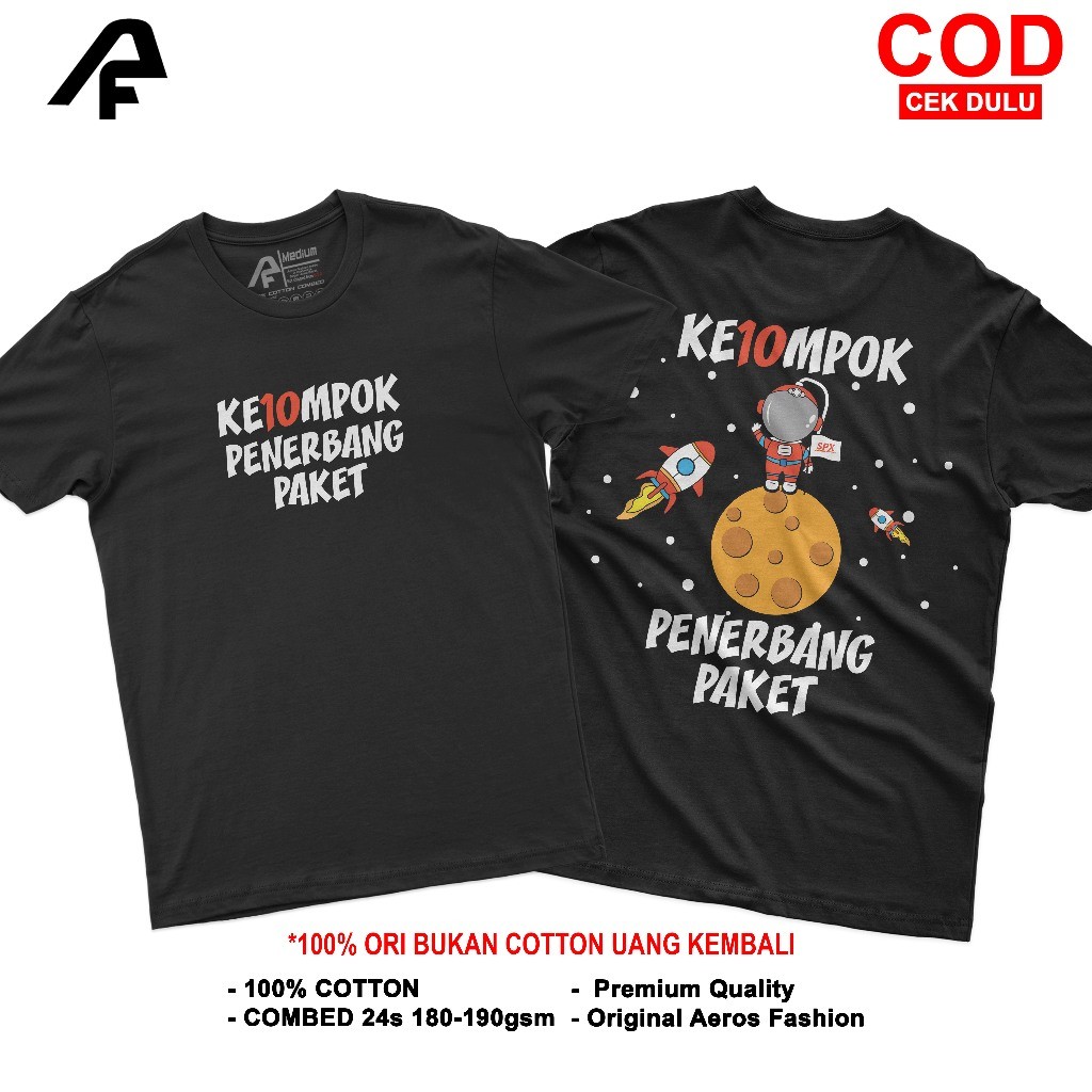 Kaos Kurir SPX Shoppee Express campaign10.10 Tshirt Cotton Combed 24s Unisex