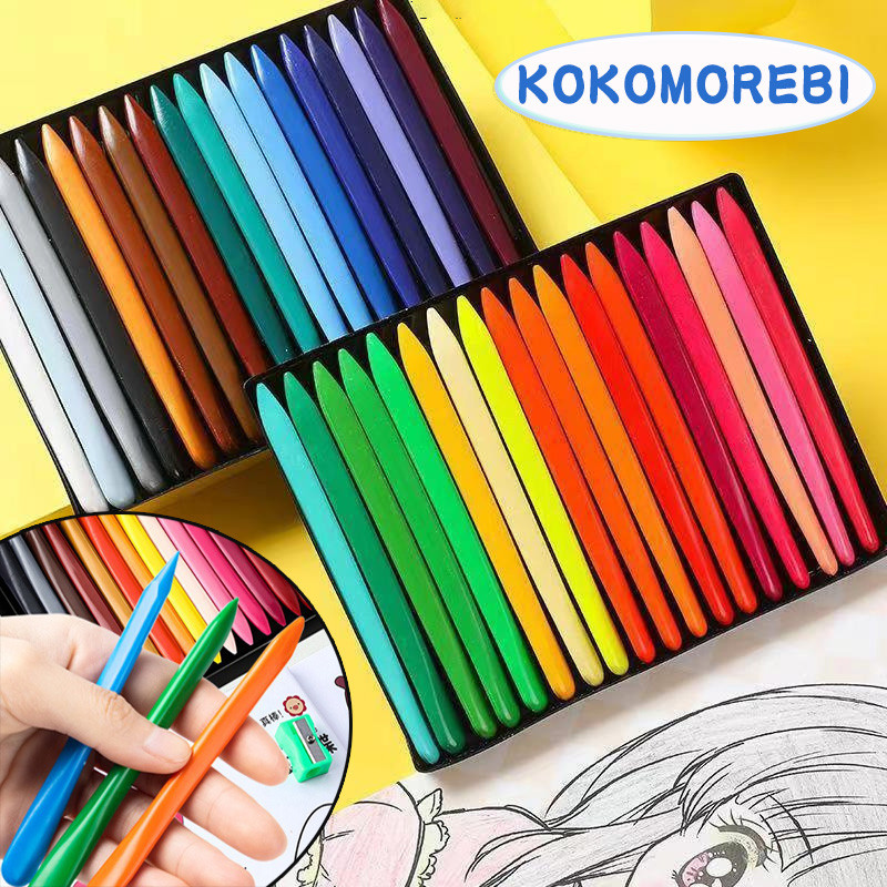 

Crayon Anak Handsclean 12/24/36 Warna | Krayon Tangan Yang Tidak Kotor | Krayon Tahan Air | Krayon Berkepala Dua | Pena Mewarnai | Aman Dan Tidak Beracun