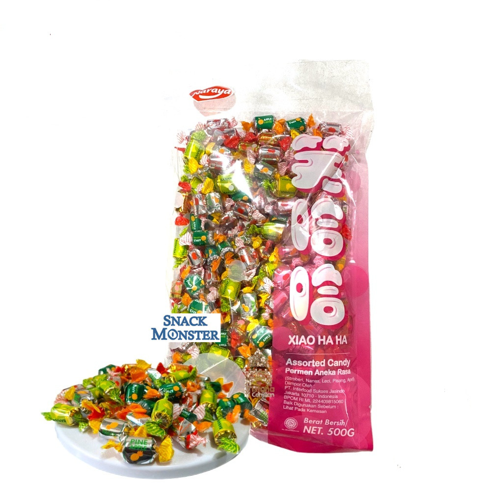 

Permen Buah Naraya Xiao Ha Ha Assorted Candy - Netto 500 gr