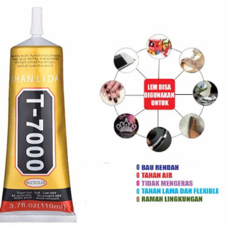 Lem Serbaguna T-7000 Lem Touchscreen Lem LCD Lem pinggiran HP Lem Anti Gores Lem BackDoor -DC