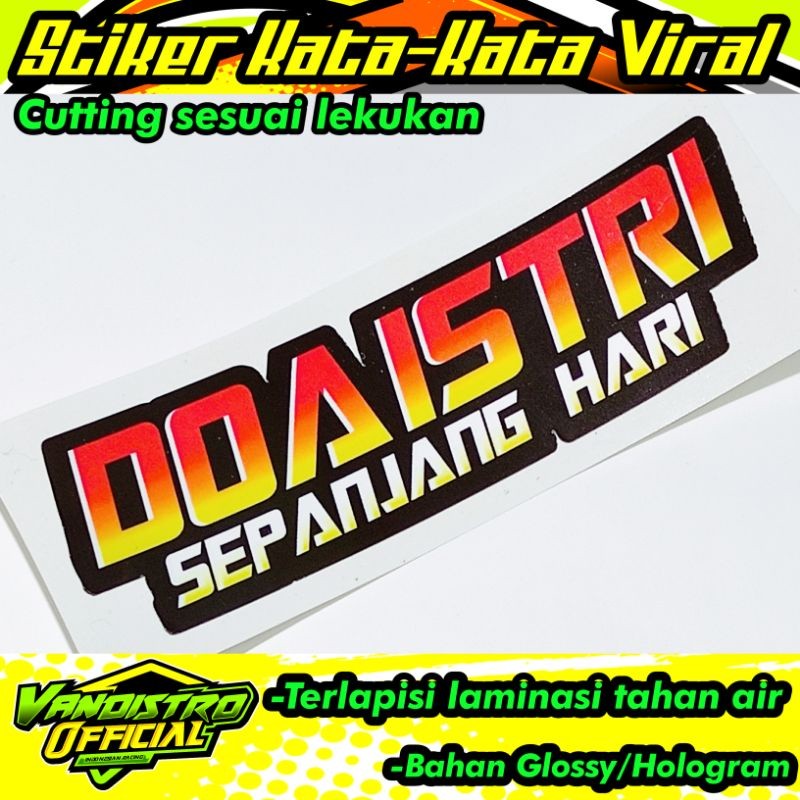 

Stiker Doa Istri Sepanjang Hari