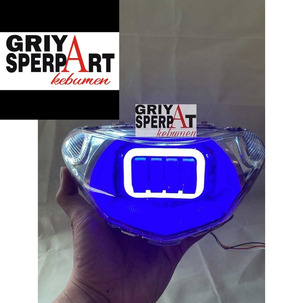 LAMPU DEPAN MIO SMILE MIO NEW  LED 4 LENSA