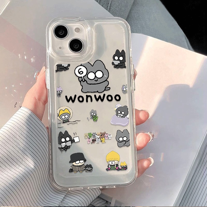 Casing ponsel Wonwooi lucu Xiaomi 11 Lite 11 Lite 5G Ne 12 Lite 12T Pro 13 13T Pro Redmi 10 10C 12 1